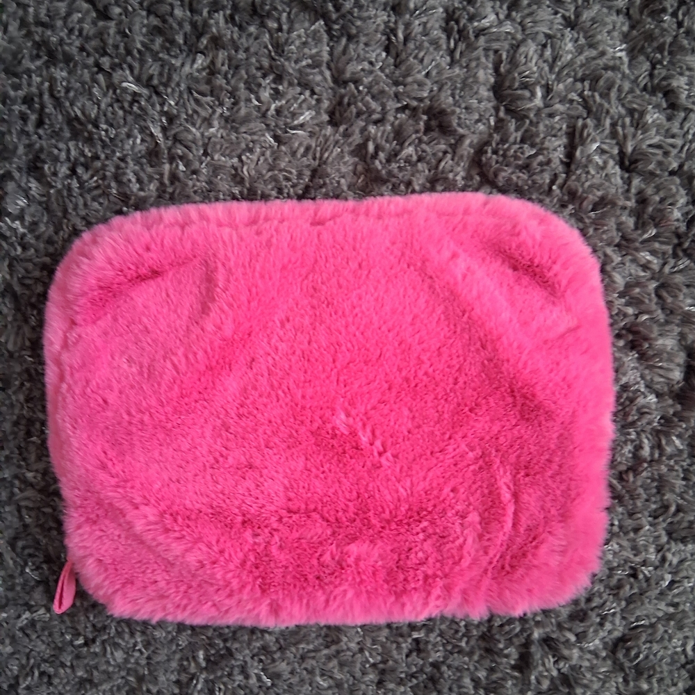 Pink Furry Clutch